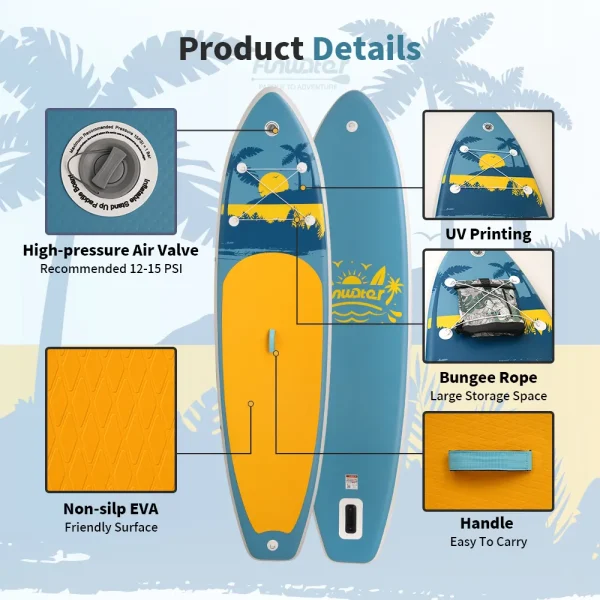 Coastal Vibes 11′ SUP Board - Image 3