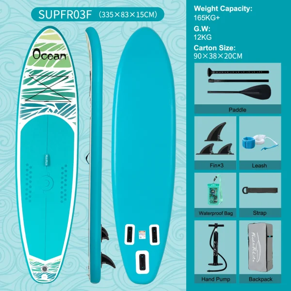 Ocean 11' SUP Board - Image 4